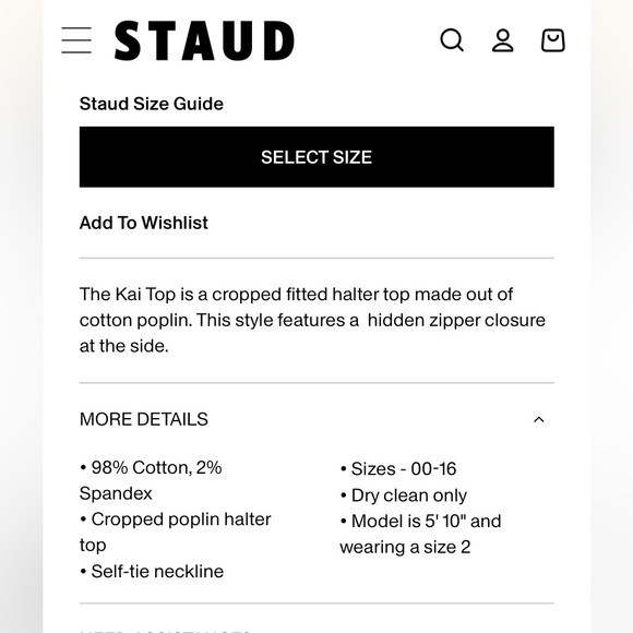 New Staud Hot Pink KAI Halter Twist top- Barbie vibes - Picture 3 of 12